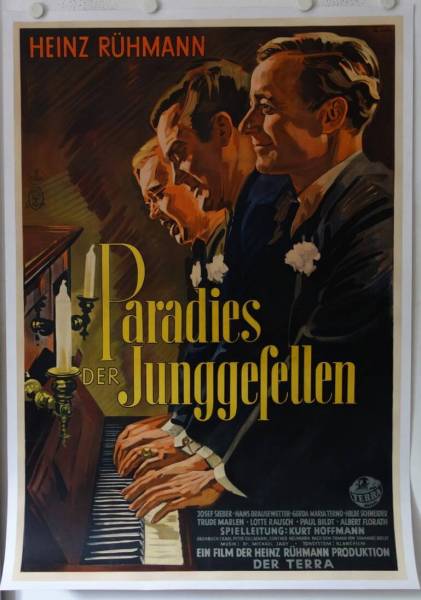 Paradies der Junggesellen originales deutsches Filmplakat